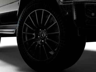 Mercedes-Benz G Line Stronger Than Time 2021 wheel 3D model