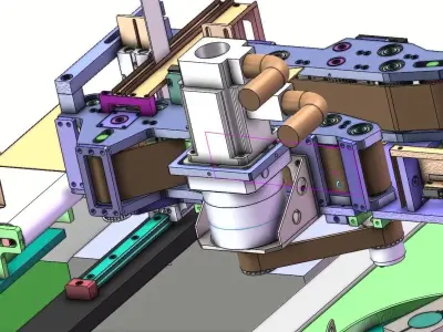  High Speed Band Saw Toilet Paper Roll Cutting Machine 3D model