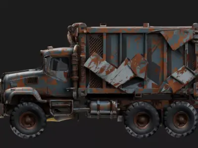 Armored Cargo Truck 3D model