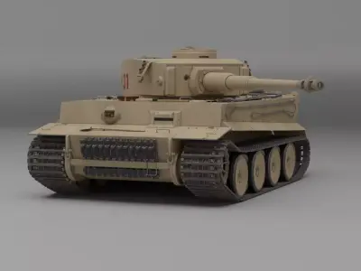 Panzerkampfwagen VI Tiger 131 3D model