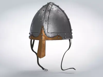 Norman Helmet Low-poly 3D model purchase