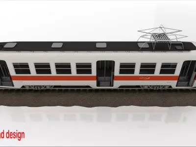 trams cairo old 3ds max and vray and lumion 3D model