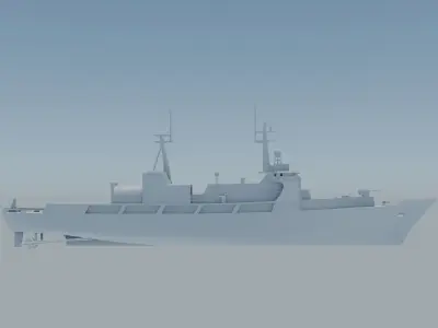 BRP Gregorio Del Pilar Class 3D model