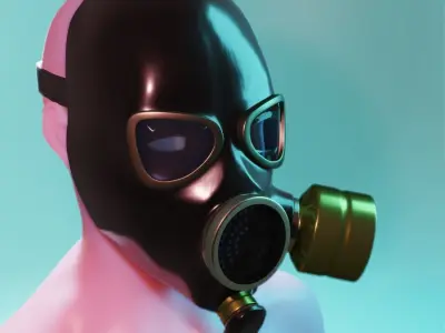 Gasmask Prototype 3D model