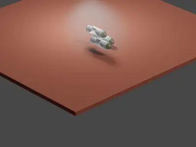 Proiettili aperti 3D model