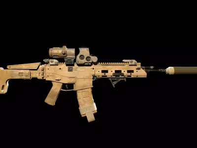 ACR Remington Low-poly 3D model
