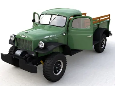 Dodge Power Wagon 3D Model Pack
