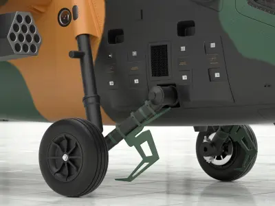  Green T129 ATAK Helicopter 