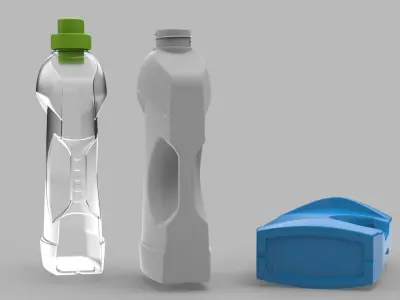 Disinfectant Bottle 3D model