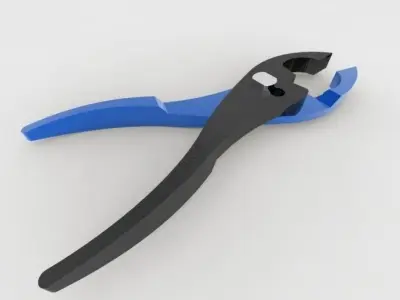 Pliers pair of 3D model
