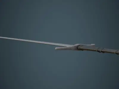 Longsword 1B Low-poly 3D model