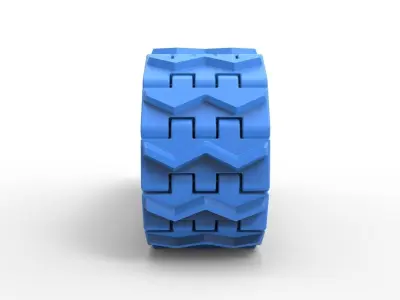 Track for toy models 3D print model