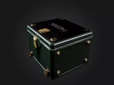 bullet box Low-poly 3D model