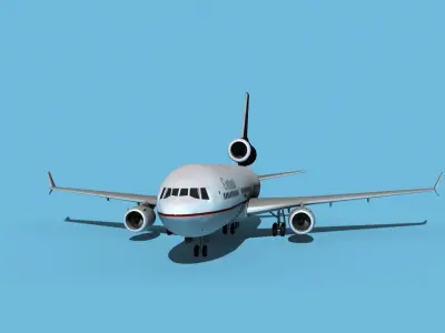 McDonnell Douglas MD-11 Continental 2 3D model