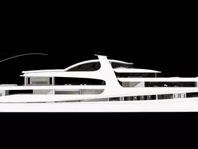 Super Yacht Club v5 - FINAL Low-poly 3D model