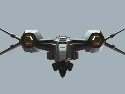 Space Fighter MK 1 3D model