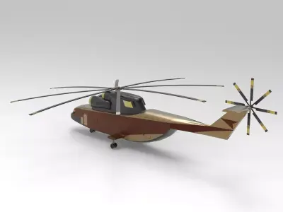 Mil Mi-26 Halo 3D model by Hafcoy