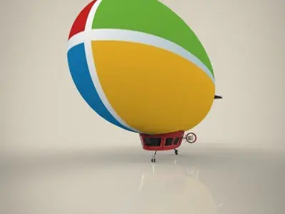Blimp 3D model purchase