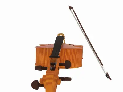 Cello stand 3D model