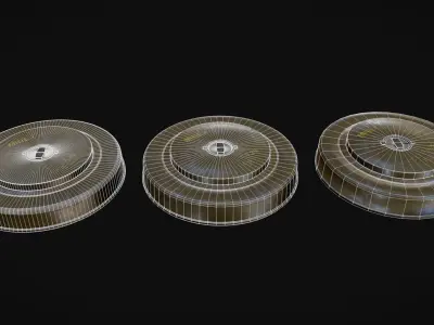 US WW2 M6 Anti-Tank Mine 3D model