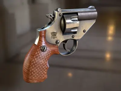 Toy Revolver 3D model