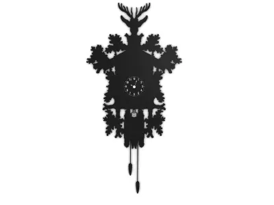 Modern Clock 3D model