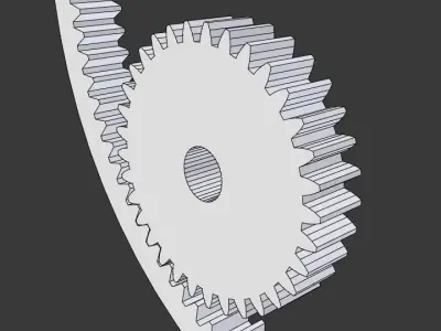 Planetary gearbox 3D model
