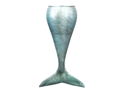 Mermaid Tail Low-poly 3D model