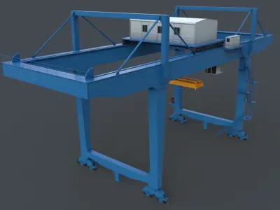PBR Rail Mounted Gantry Crane RMG V2 - Multi color Pack 