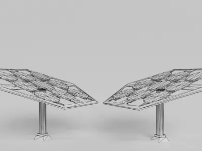 Solar Panel Low-poly 3D model purchase