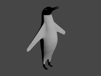 pengiun model Free 3D model