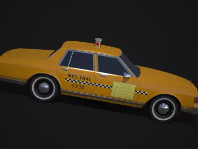 Chevrolet Caprice Taxi 1990 3D model