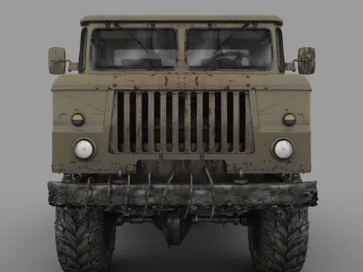 gaz truck 3D model by erkin-cg-vfx