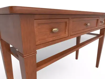 Amazzonite console table Low-poly 3D model