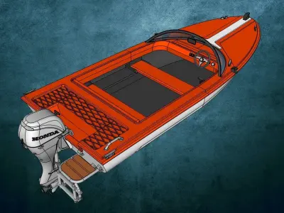 Motorboat Aqua Sports 3D print model