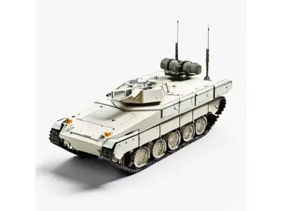 Tracked Anti Aircraft Missile Vehicle for 3D print 3D model