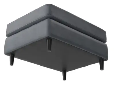 Ottoman - Set Part 5 Low-poly 3D model