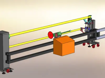 Cutting Machine Free 3D model