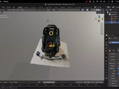 Kaercher BD 50 60 cleaning machine 3D model
