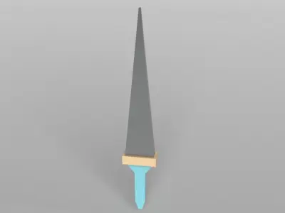 Lowpoly Sword 002 Free low-poly 3D model