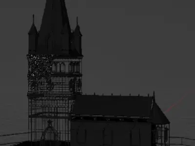 Medieval Church Texture yourself 3D model
