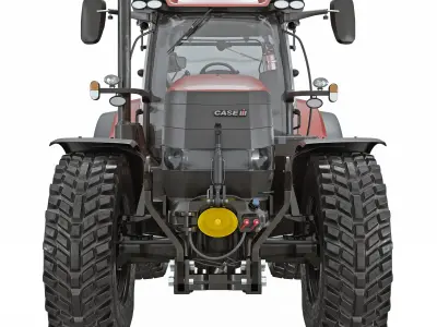 Case IH 3 Tractor 3D model