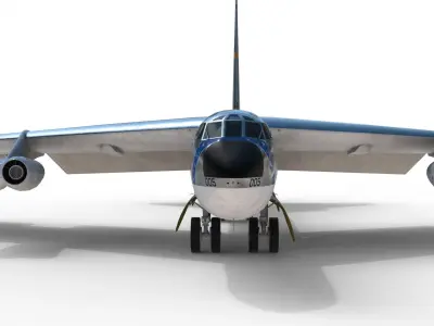 B-52 Stratofortress 3D model buy