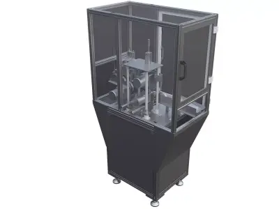 Ring sleeve parts cleaning equipment 3D model