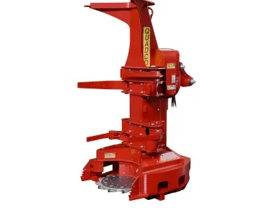 QUADCO 2900 Feller Buncher Head  3D Model Low-poly 3D model
