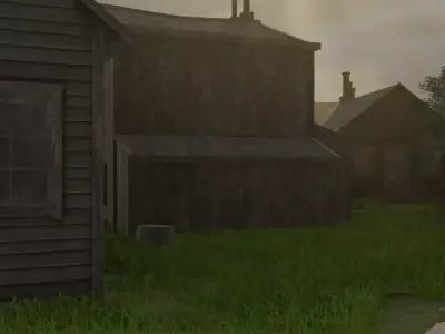 Sunlit Village 3D model
