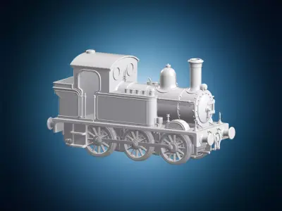 British Pannier Tank Engine 3D Print Model 3D print model