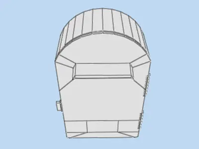 Mailbox - Type 1 3D model