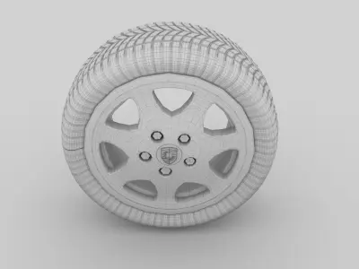 Porsche Wheel 3D model from CGTrader