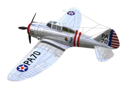Seversky p-35 3D model buy
